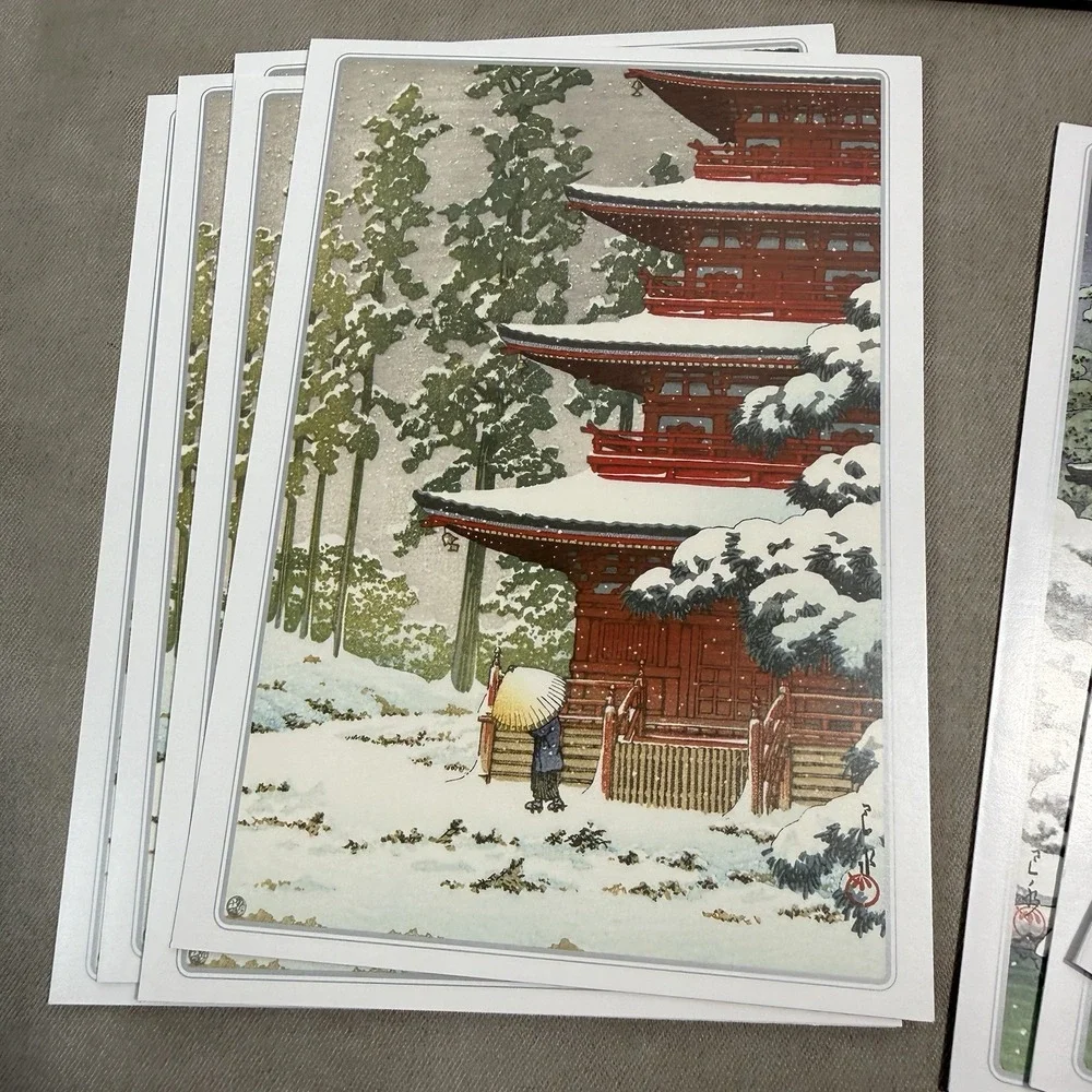 Kawase Hasui  Boxed ‎ Holiday Cards  20 cards and envelopes